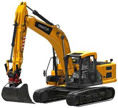 Tenstart Track excavator