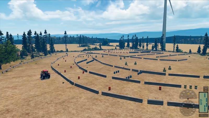 Tenstar traktor gyakorló pálya Tenstar traktor gyakorló pálya