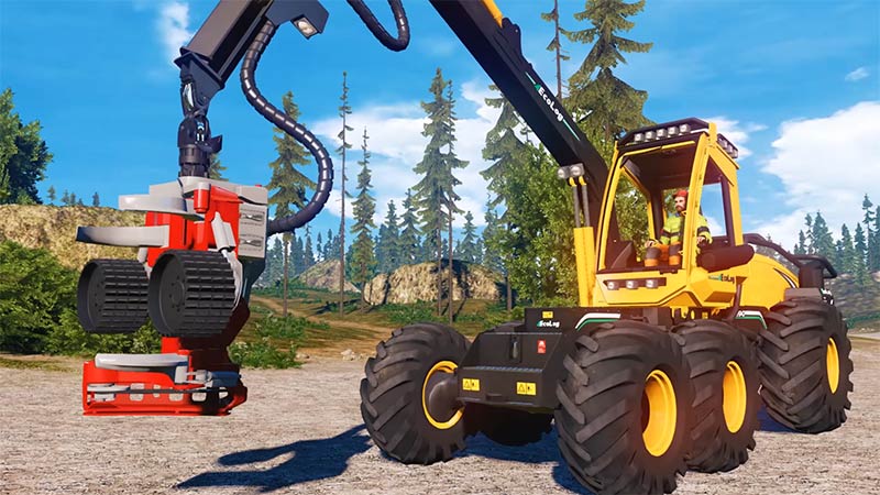 Erdészeti harveszter szimulátor Erdészeti harveszter szimulátor