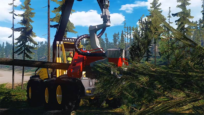 Erdészeti döntőgép szimulátor Erdészeti döntőgép szimulátor