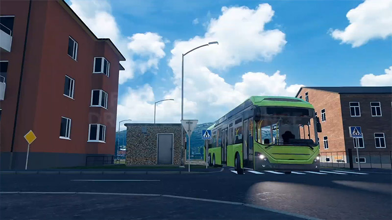 Autó autóbusz-szimulátor