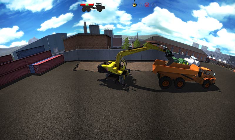 Tenstar kerekes kotrógép szimulátor Tenstar kerekes kotrógép szimulátor