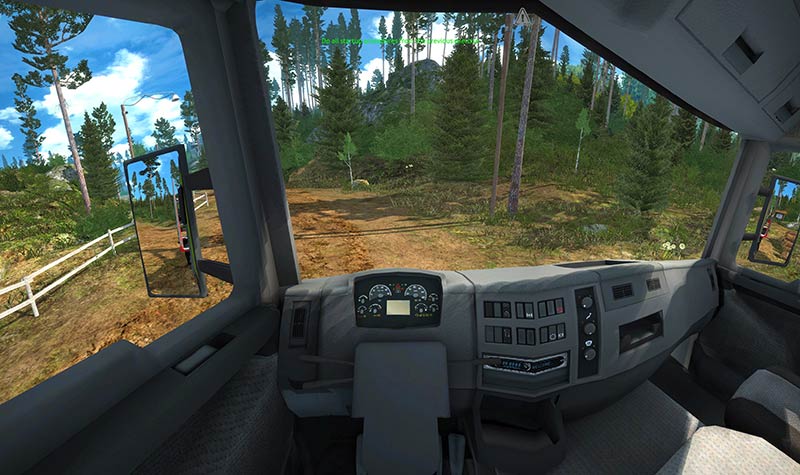 Tenstar rönkszállító kamion fülke