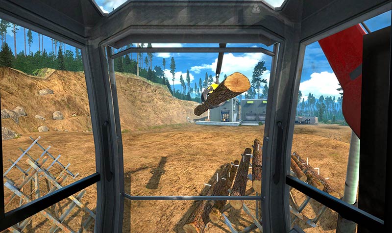 Tenstar rönk rakodás