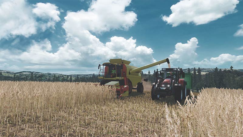 Traktor szimulátor betakarítás Traktor szimulátor betakarítás